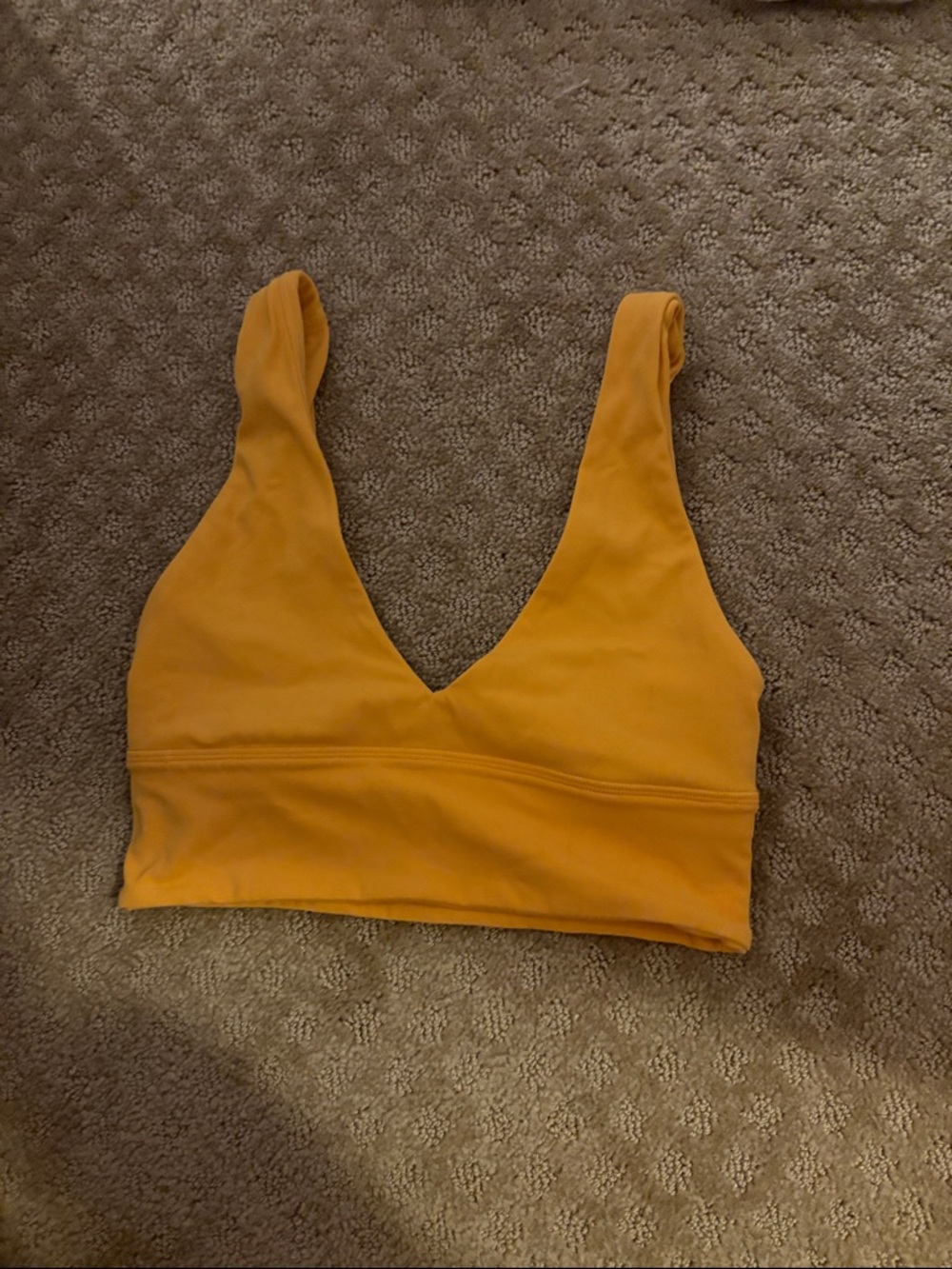 lululemon athletica mango orange Sports Bra